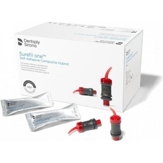 Dentsply Sirona 60300213 Surefil One Self-Adhesive Composite Hybrid Capsules A3 16/Pk Dentsply Sirona 60300213 Surefil One Self-Adhesive Composite Hybrid Capsules A3 16/Pk
